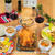 【献立】クリスマスディナー♡リゾット入りまるごとローストチキン、キャロットポタージュなど♡