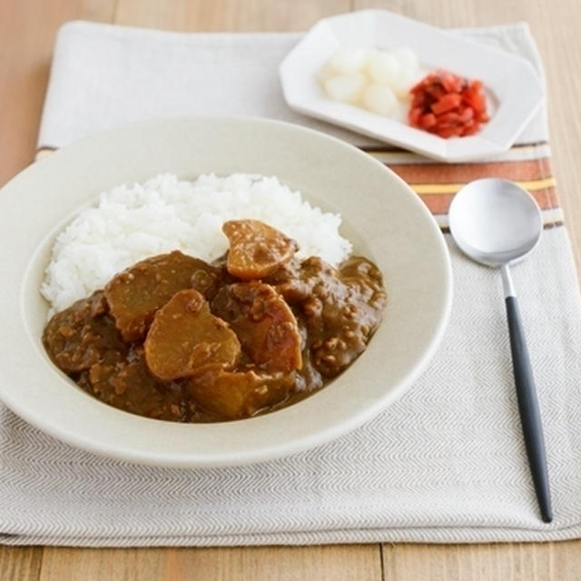 【再掲載】ごろごろ大根カレー。