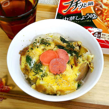 急いで作った他人丼