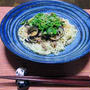 これからの季節に！茄子とそぼろのピリ辛冷麺