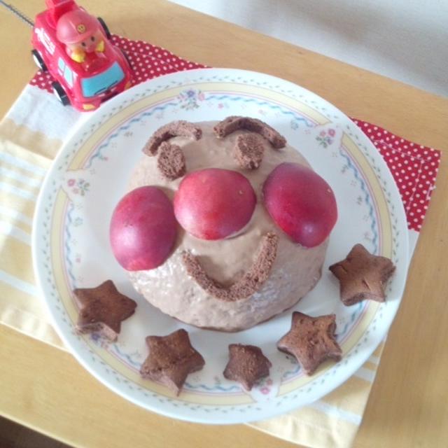 それいけ！アンパンマンチョコレートケーキ☆