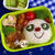幼稚園弁当☆お豆で簡単♫　パンダくん　キャラ弁( ´艸｀)♡