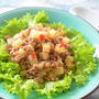 クミンと豆板醤! 揚げ大根とひき肉のぽろぽろ炒め♪