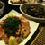 サーモンソテー＆ケールとSPAMの炒め物