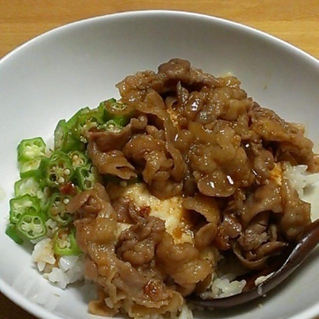 夏のねばとろスタミナ丼☆