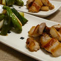 豚バラ肉。と、焼き野菜のマリネ（簡単作り方）。