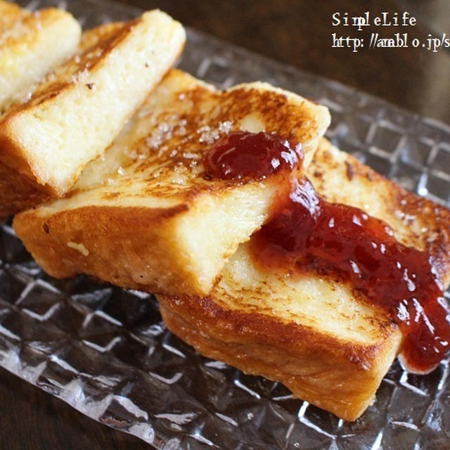 ﾌﾚﾝﾁﾄｰｽﾄ作りました☆