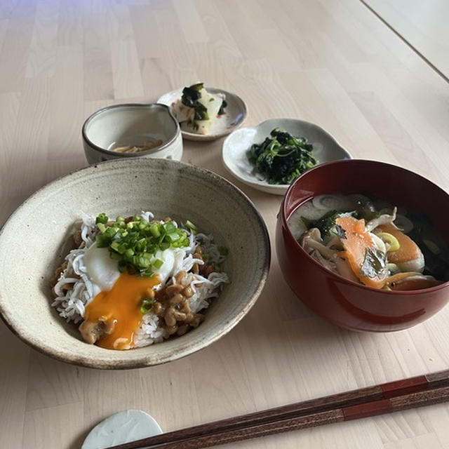 朝からバタバタ