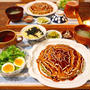お好み焼きマヨアートで夜ごはん
