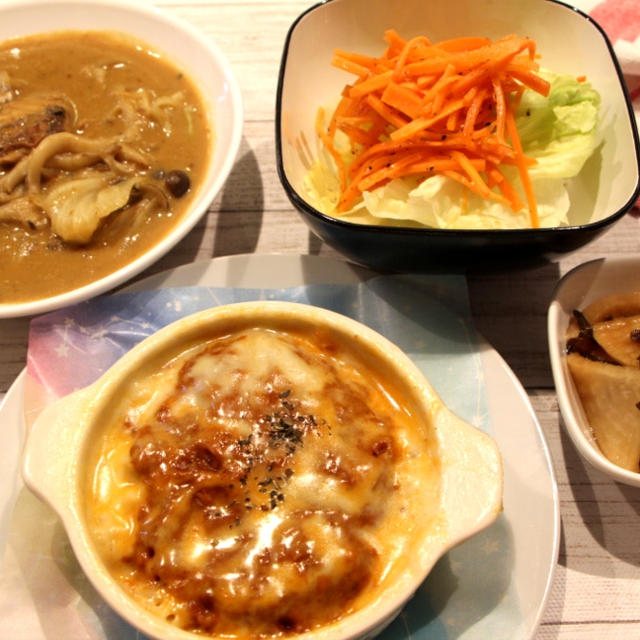 リメイク料理2品で簡単夕ごはん♪