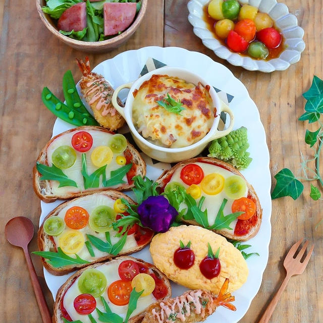 おひとりさま朝ごはんプレート　〜スキニーパンツでお出かけ〜