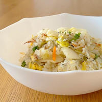 白菜漬で簡単炒飯