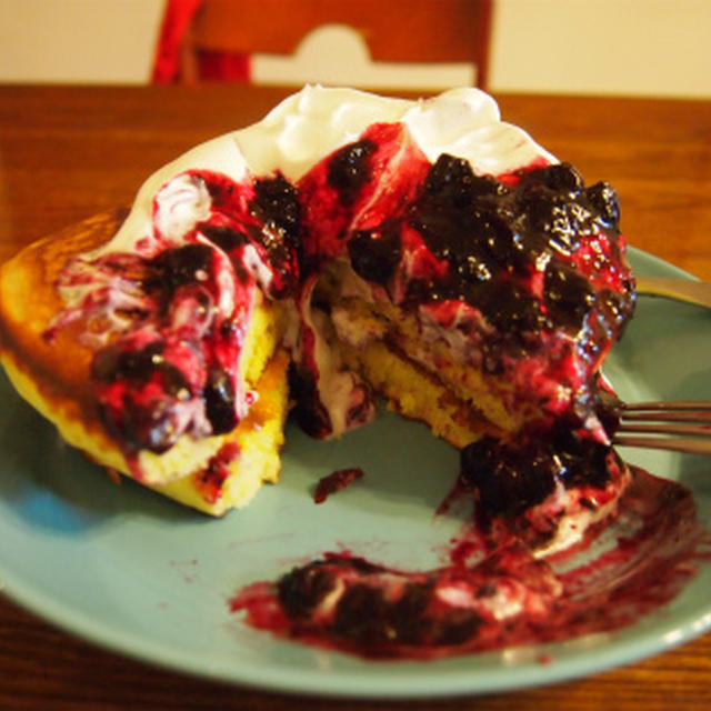 ベタ甘っぽいホットケーキ