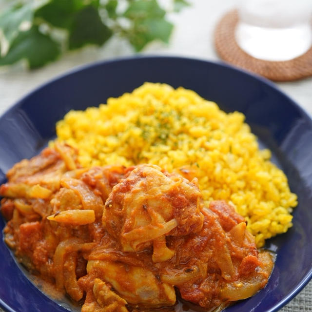 フライパンで簡単！スパイスチキンカレー