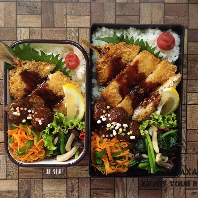 本日のアジフライ弁当…私はコンビニ弁当