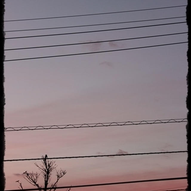 今朝のお空を見て想う♥