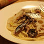 秋刀魚と蓮根の柚子こしょうペペロンチーノ