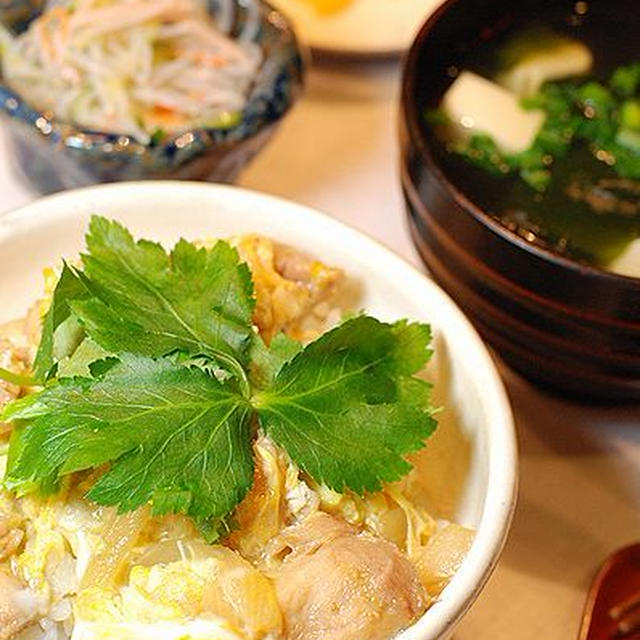 母のレシピがついに殿堂入り！【親子丼の献立４選】