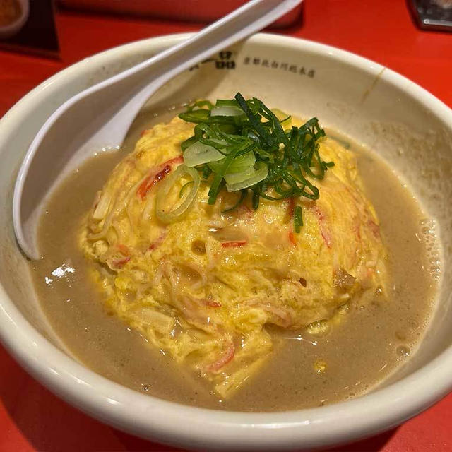 天下一品のこってり天津飯と、こってりラーメン