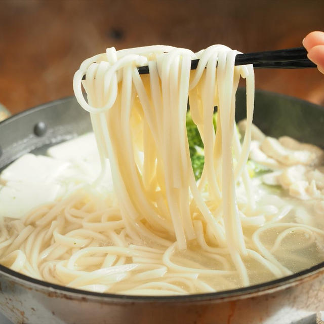 メシ通！「地獄炊き風フライパン湯豆腐うどん」を地獄のような激辛タレで食べる！