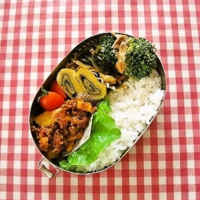 筍のミートソース炒め弁当
