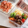 寝る前に作ったおかずで【ハンバーグ弁当】｜320ml保存容器×２個