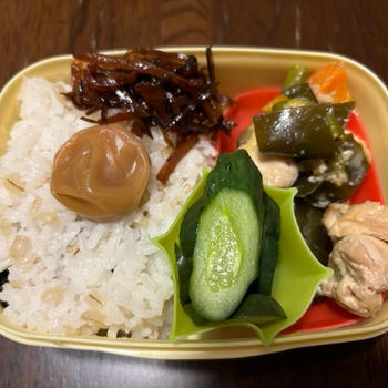 最近のお弁当　　