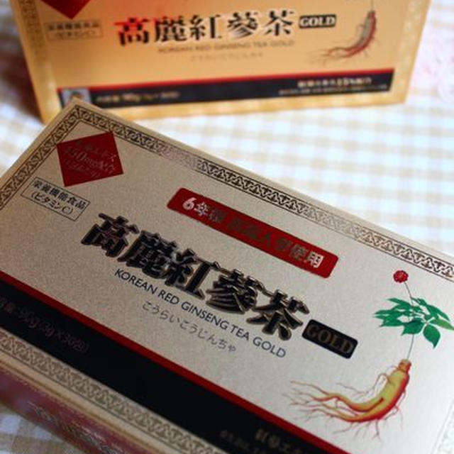 高麗紅參茶！