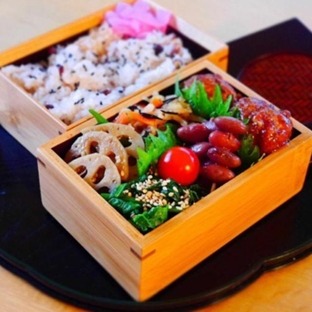 お帰りなさいの旦那くん弁当＊クラフト市で出会った器