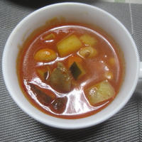 「理想のトマト」で野菜ごろごろミネストローネ♪