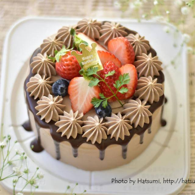 深海魚のチョコレートケーキ