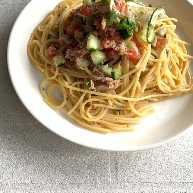 パキットで楽チンパスタ