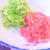 雨が降りました　　水菜とマグロのタルタル
