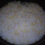 湯立てで白米（９３８）。。。北海道石狩平野砂川産特別栽培米ゆめぴりか・白米（あいざわ米店）と茨城県産うまかっぺコシヒカリ玄米・新米（あいざわ米店）