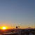 夕日の富士山