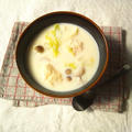 白菜と鶏ミートボールのミルクスープ