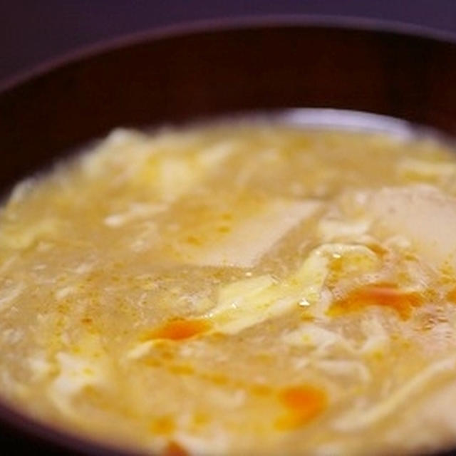 豆腐と卵の酸辣湯（サンラータン）