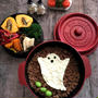 ハロウィンなので～おばけちゃんのそぼろ弁当♪