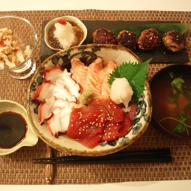 海鮮丼とか