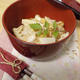 筍ご飯リメイク・味付けと木の芽を添えて・・・。
