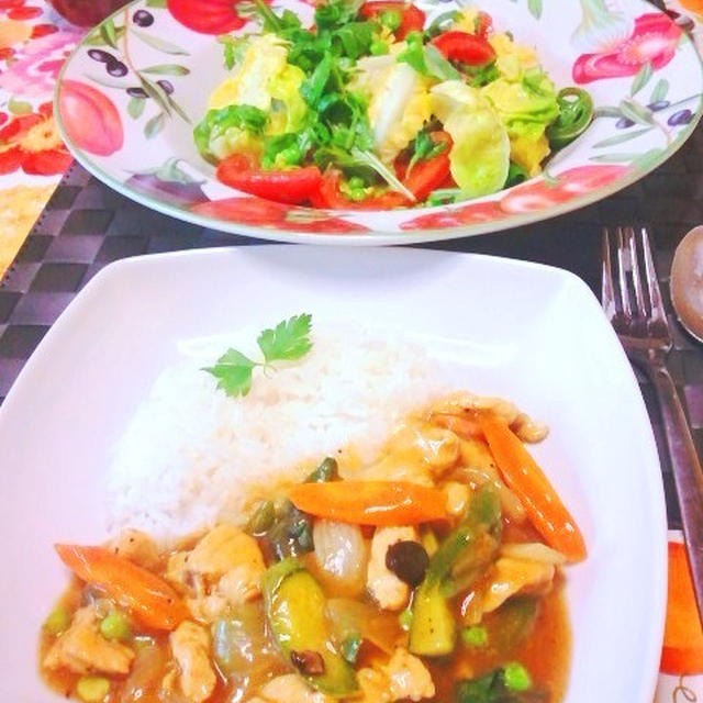 男の野菜カレー！