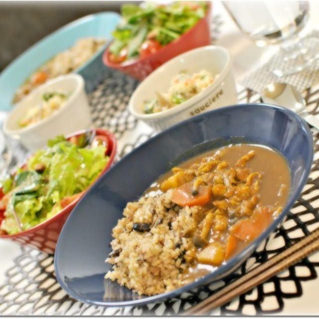 リクエストのカレーでランチ