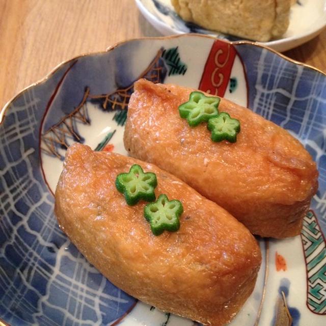 「梅とひじきのいなり寿司」。