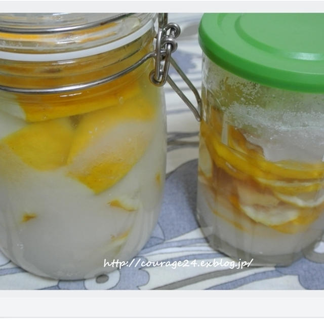 塩漬けバジルとレモンの保存食 By Kewpieさん レシピブログ 料理ブログのレシピ満載