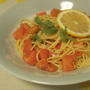 トマトと大葉の冷製パスタ・レモン風味