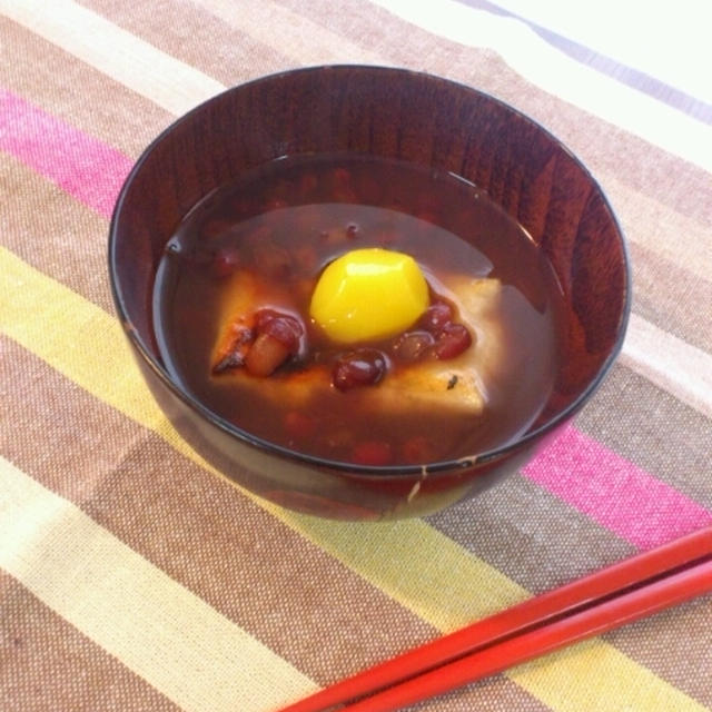 栗ぜんざい