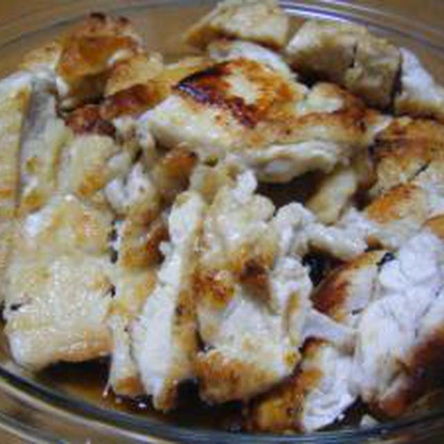 鶏胸肉の甘酢かけ　と　ほうれん草の玉子炒め　