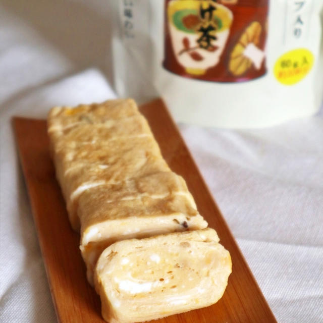 玉露園しいたけ茶でつくる！卵焼き