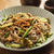 鶏皮ぽん酢でサラダ蕎麦