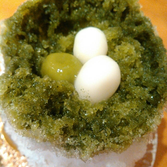 カフェはしごでかき氷～藍色